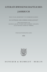 Literaturwissenschaftliches Jahrbuch