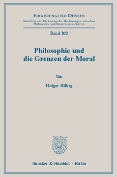 Philosophie und die Grenzen der Moral
