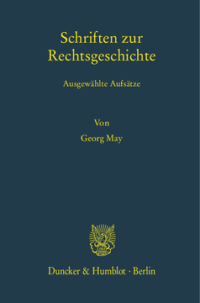 Schriften zur Rechtsgeschichte