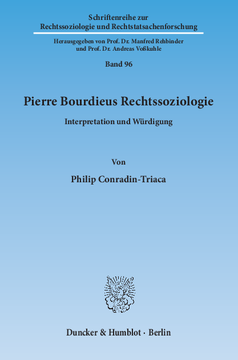 Pierre Bourdieus Rechtssoziologie
