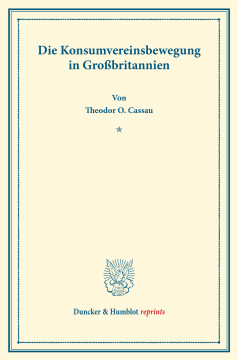 Die Konsumvereinsbewegung in Großbritannien Die Konsumvereinsbewegung in Großbritannien