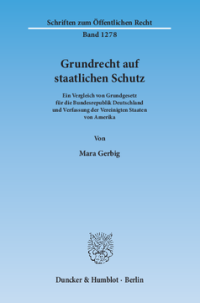Grundrecht auf staatlichen Schutz