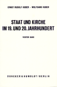 Staat und Kirche im 19. und 20. Jahrhundert