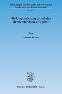 Die Umplatzierung von Aktien durch öffentliches Angebot