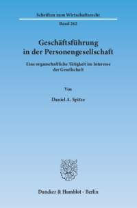 Geschäftsführung in der Personengesellschaft