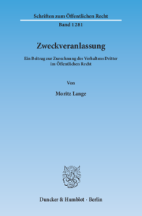 Zweckveranlassung