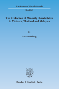 The Protection of Minority Shareholders in Vietnam, Thailand and Malaysia