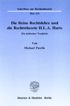 Die Reine Rechtslehre und die Rechtstheorie H. L. A. Harts