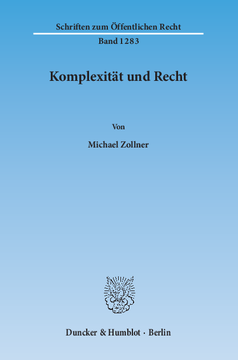 Komplexität und Recht Komplexität und Recht