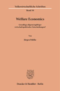 Welfare Economics