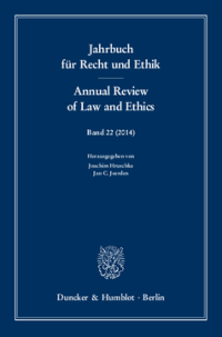 Jahrbuch für Recht und Ethik / Annual Review of Law and Ethics