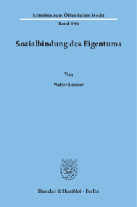 Sozialbindung des Eigentums