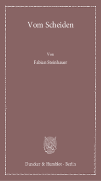 Vom Scheiden