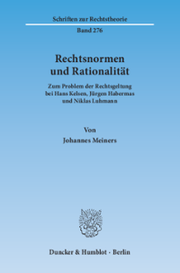 Rechtsnormen und Rationalität
