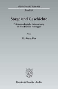 Sorge und Geschichte