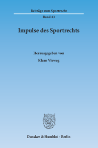 Impulse des Sportrechts