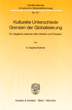Kulturelle Unterschiede - Grenzen der Globalisierung Kulturelle Unterschiede - Grenzen der Globalisierung