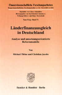 Länderfinanzausgleich in Deutschland