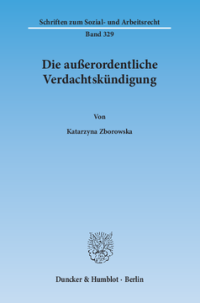Die außerordentliche Verdachtskündigung