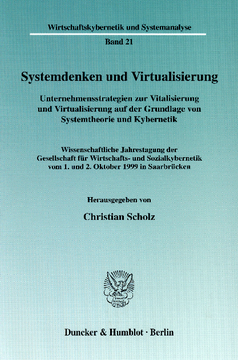 Systemdenken und Virtualisierung Systemdenken und Virtualisierung