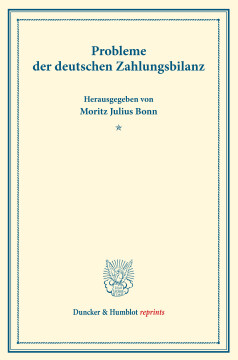 Probleme der deutschen Zahlungsbilanz Probleme der deutschen Zahlungsbilanz