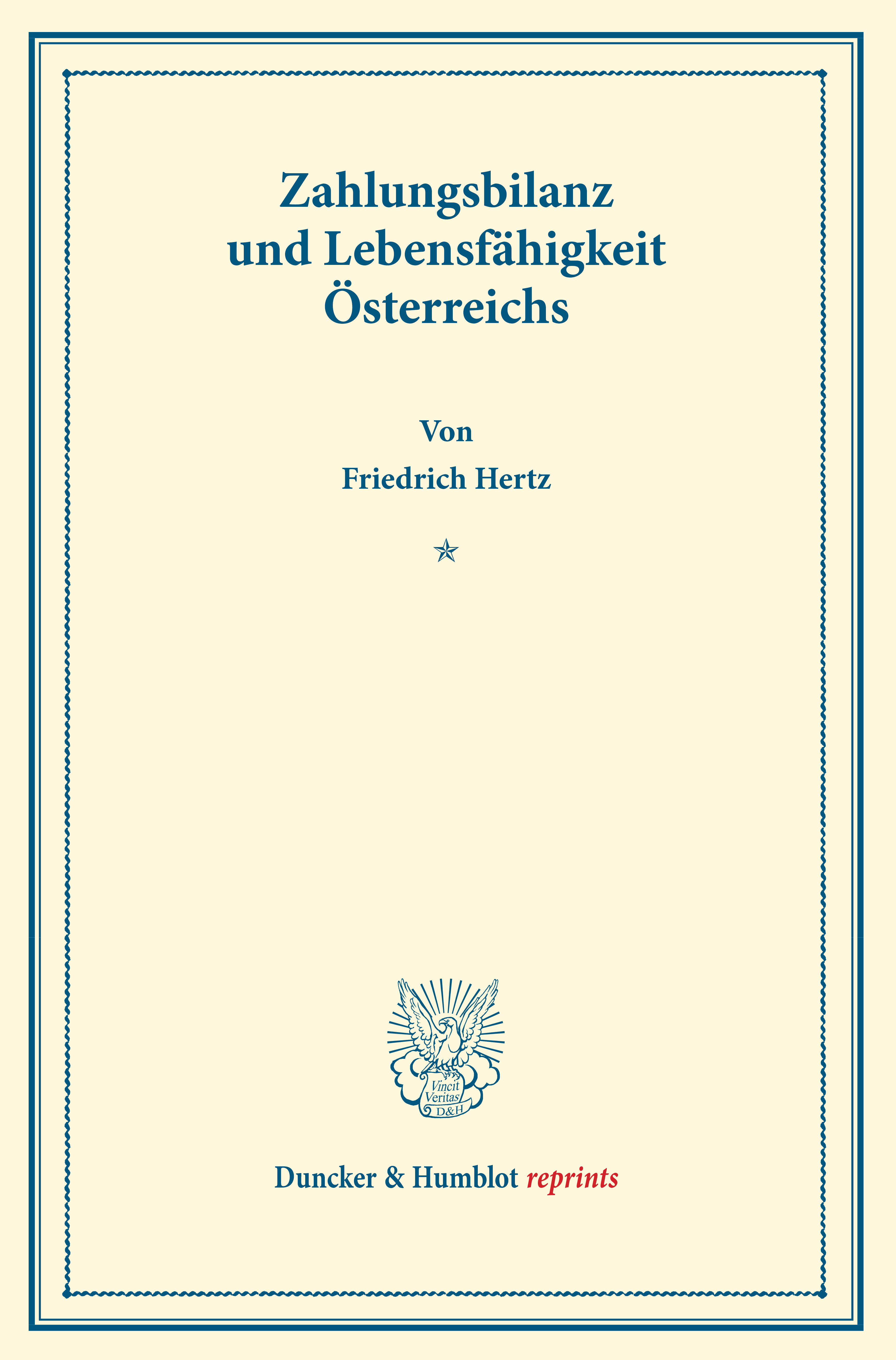 Zahlungsbilanz und Lebensfähigkeit Österreichs