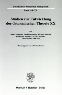 Die Ältere Historische Schule: Wirtschaftstheoretische Beiträge und wirtschaftspolitische Vorstellungen