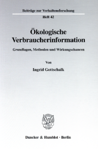Ökologische Verbraucherinformation