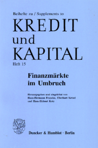 Finanzmärkte im Umbruch