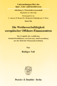 Die Wettbewerbsfähigkeit europäischer Offshore-Finanzzentren
