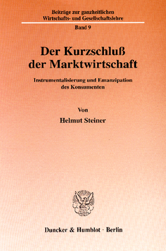 Der Kurzschluß der Marktwirtschaft Der Kurzschluß der Marktwirtschaft