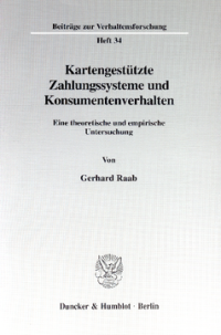 Kartengestützte Zahlungssysteme und Konsumentenverhalten