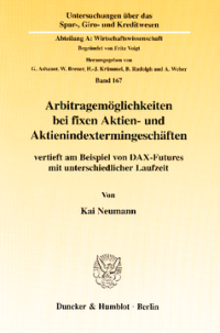 Arbitragemöglichkeiten bei fixen Aktien- und Aktienindextermingeschäften