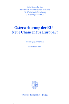 Osterweiterung der EU – Neue Chancen für Europa?!