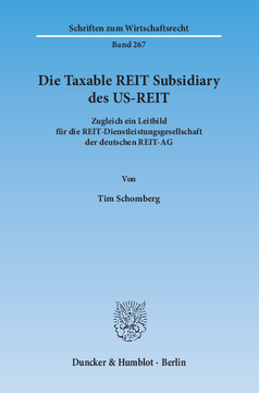 Die Taxable REIT Subsidiary des US-REIT