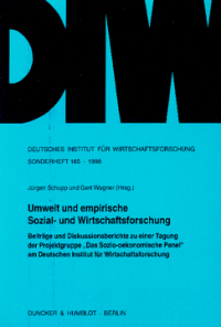 Umwelt und empirische Sozial- und Wirtschaftsforschung