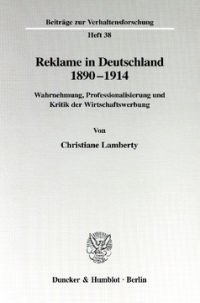 Reklame in Deutschland 1890-1914