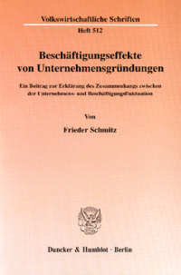 Beschäftigungseffekte von Unternehmensgründungen