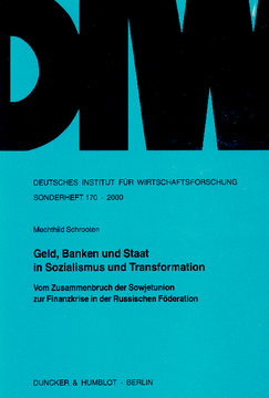 Geld, Banken und Staat in Sozialismus und Transformation
