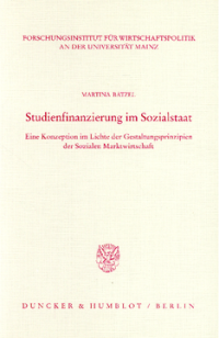 Studienfinanzierung im Sozialstaat