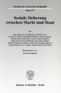 Soziale Sicherung zwischen Markt und Staat