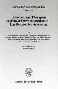 Ursachen und Therapien regionaler Entwicklungskrisen -