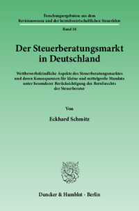 Der Steuerberatungsmarkt in Deutschland