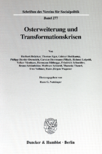 Osterweiterung und Transformationskrisen