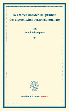 Das Wesen und der Hauptinhalt der theoretischen Nationalökonomie Das Wesen und der Hauptinhalt der theoretischen Nationalökonomie