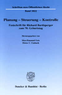 Planung – Steuerung – Kontrolle