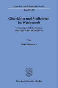 Güterichter und Mediatoren im Wettbewerb