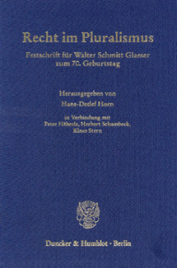 Recht im Pluralismus