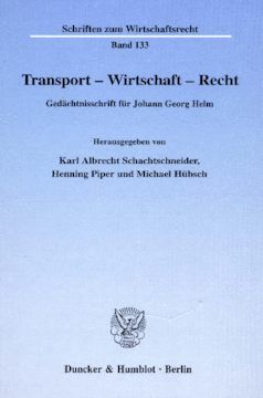 Transport - Wirtschaft - Recht