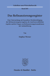 Das Refinanzierungsregister